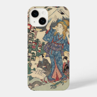 Funda Para iPhone 14 Alice Lost in Japan | Ukiyo-e Floating Wonderland