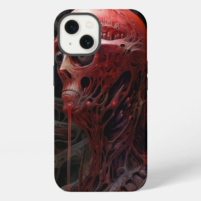 Funda Para iPhone Alien Creature Sci Horror Art (Reverso )