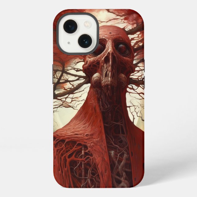Funda Para iPhone Alien Creature Sci Horror Art (Reverso )
