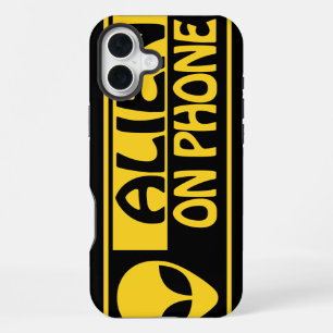 Funda Para iPhone 16 Plus ALIEN EN TELÉFONO Samsung Galaxy