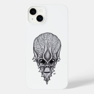 Funda Para iPhone 14 Plus Alien Face , reconstrucción facial de cráneo afric