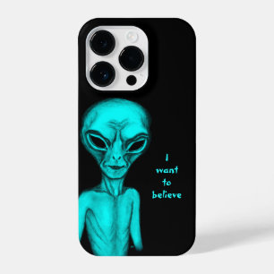 Funda Para iPhone 14 Pro Alien, quiero creer
