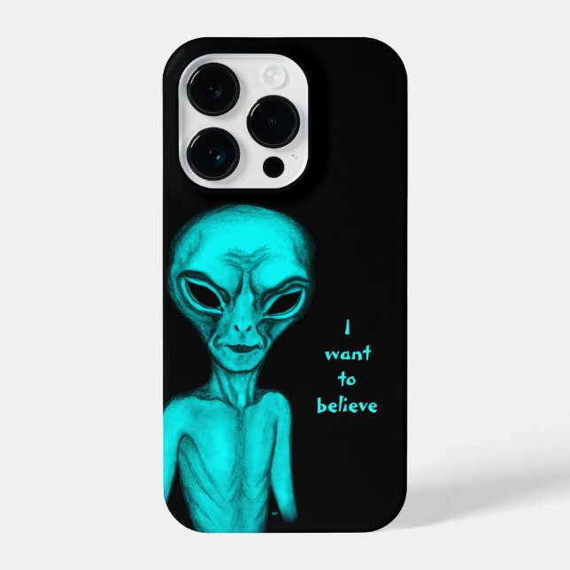 Funda Para iPhone Alien, quiero creer (Reverso )