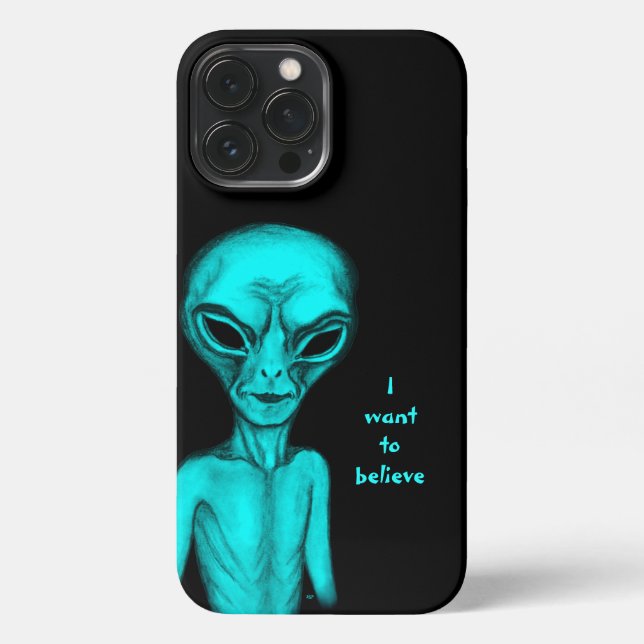 Funda Para iPhone Alien, quiero creer (Reverso )