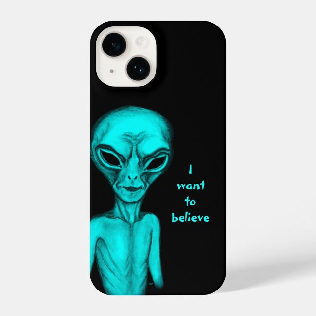 Funda Para iPhone Alien, quiero creer (Reverso )