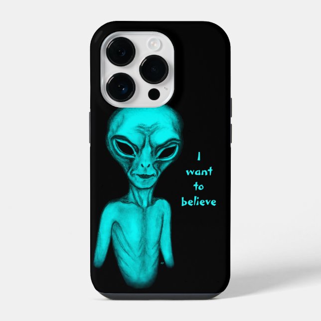 Funda Para iPhone Alien, quiero creer (Reverso )