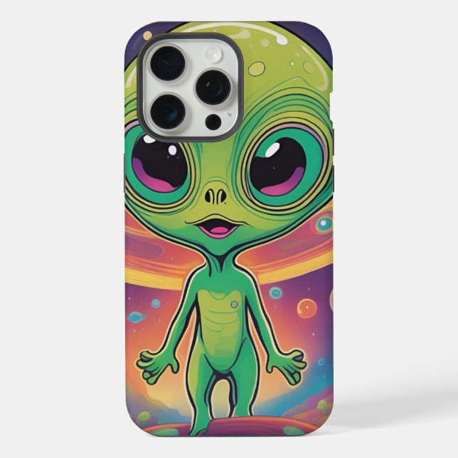 Funda Para iPhone Alienígena Bebé (Reverso )