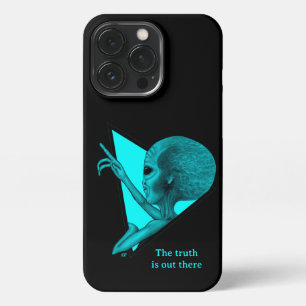 Funda Para iPhone 13 Pro Alienígena Gris, la verdad está ahí fuera
