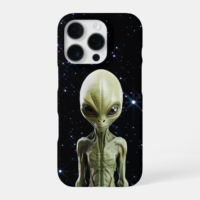 Funda Para iPhone Alienígena Realista (Reverso)
