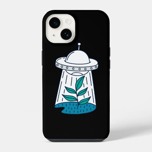 Funda Para iPhone Aliens UFO (Reverso )