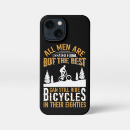Funda Para iPhone 13 Mini All Men Are Created Equal Bicycles Cycling