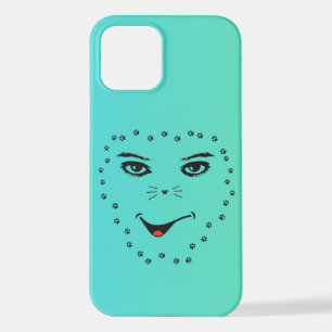 Funda Para iPhone 12 "Alma felina, mirada humana - artístico