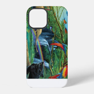 Funda Para iPhone 12 Almohada de animales que viven juntos
