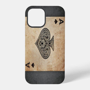 Funda Para iPhone 12 Pro Almohada de la carta As de picas