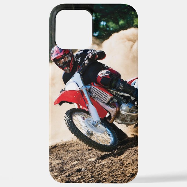 Funda Para iPhone almohada de lanzamiento de motocross (Reverso )