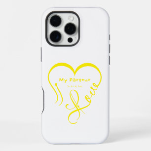 Funda Para iPhone 16 Pro Max Almohada Decorativa 'Amo a Mi Pareja - Eres Mi Hog