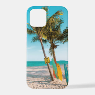 Funda Para iPhone 12 Pro Almohadón de tablas de surf en la playa