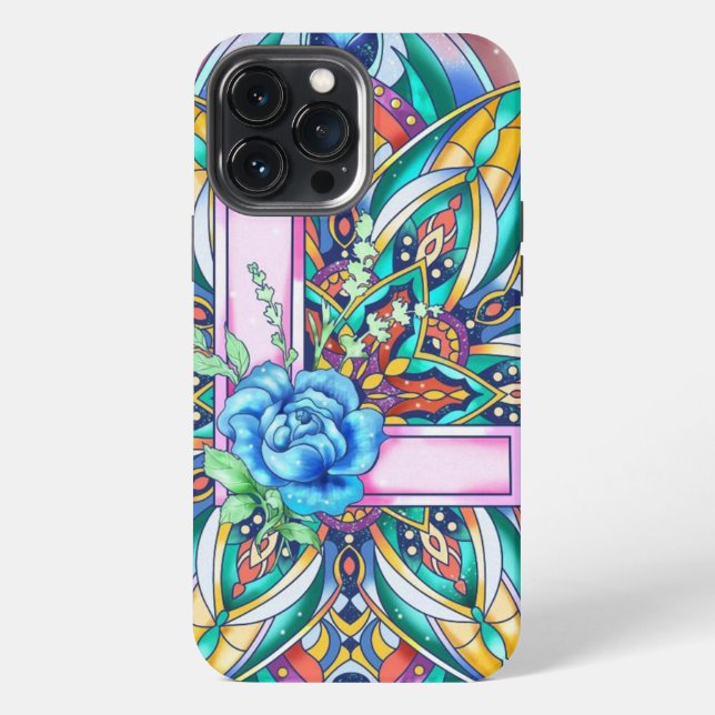 Funda Para iPhone Alphabet L mandala (Reverso )