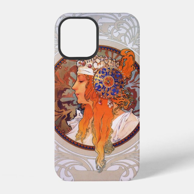 Funda Para iPhone Alphonse Mucha (Reverso )