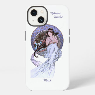 Alphonse Mucha Art Nouveau, funda de iPhone 13