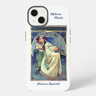 Alphonse Mucha Art Nouveau, funda de iPhone 13