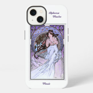 Alphonse Mucha Art Nouveau, funda de iPhone 13