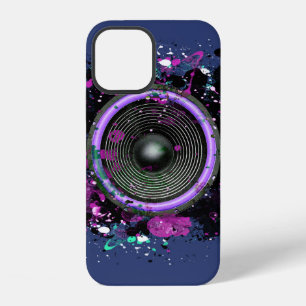Funda Para iPhone 12 Altavoz de música y pintura salpicada Case-Mate iP