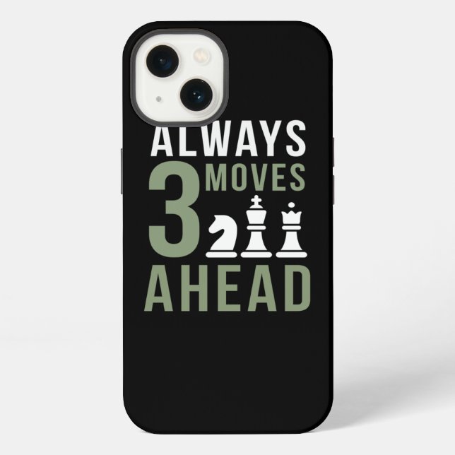 Funda Para iPhone Always 3 Moves Ahead Chess (Reverso )