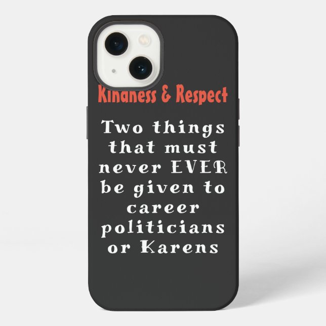 Funda Para iPhone Amabilidad y respeto (Reverso )