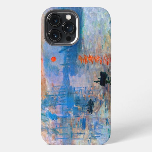 Funda Para iPhone Amanecer de Claude Monet (Reverso )