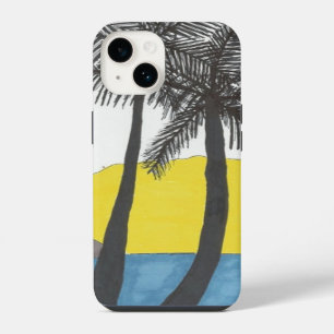 Funda Para iPhone 14 Amanecer de palmera