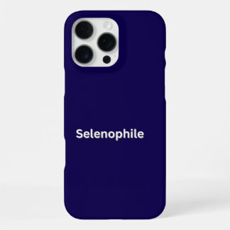 Funda Para iPhone 16 Pro Max Amante de la luna selenófilo