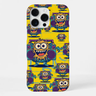 Funda Para iPhone 16 Pro Max Amante de la música de los 80 Caja de música Boomb