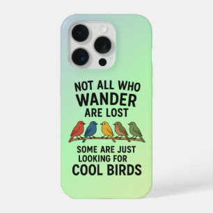 Amante de la naturaleza errante que busca pájaros