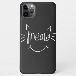 Funda Para iPhone 11Pro Max Amante de los Gatos Miau   