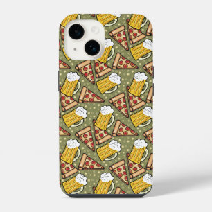 Funda Para iPhone 14 Amantes de la cerveza y la pizza