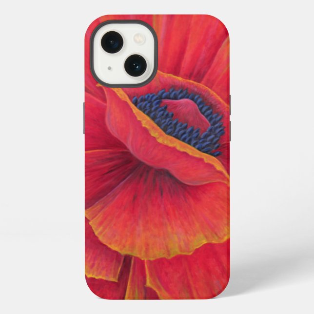 Funda Para iPhone Amapola grande 2003 (Reverso )