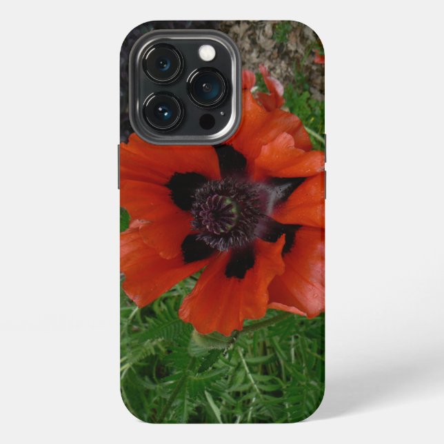 Funda Para iPhone amapola oriental (Reverso )