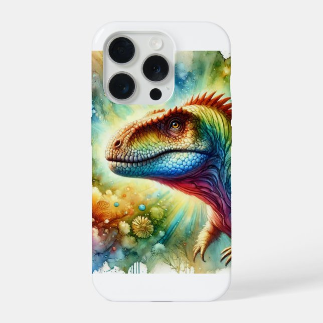 Funda Para iPhone Amargasaurus 300724AREF142 - Watercolor (Reverso )