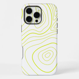 Funda Para iPhone 16 Pro Max amarillo hermoso abstracto