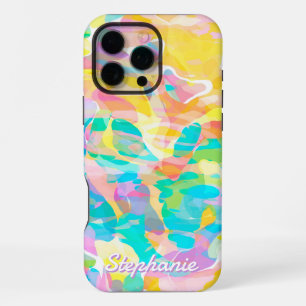 Funda Para iPhone 16 Pro Max Amarillo Narciso Pastel Abstracto
