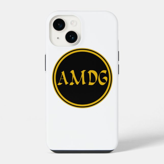 FUNDA PARA iPhone AMDG (Reverso )