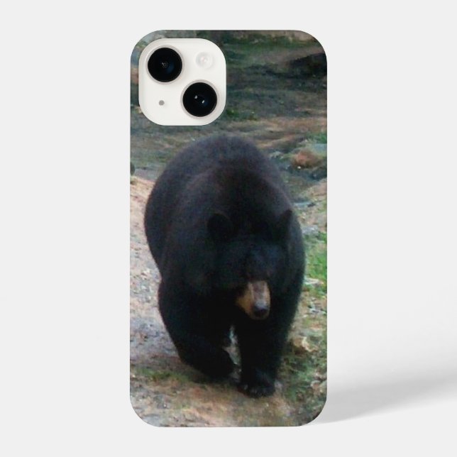 Funda Para iPhone American Black Bear iPhone Case (Reverso )