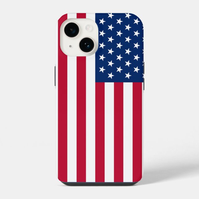 Funda Para iPhone American Flag Cell Phone Case (Reverso )