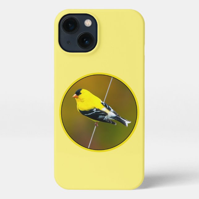 Funda Para iPhone American Goldfinch - Fotografía original (Reverso )