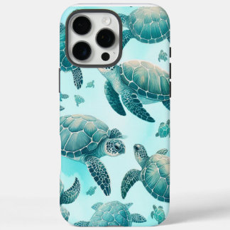 Funda Para iPhone 16 Pro Max Amigos Tortugas Marinas