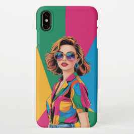 Funda Para iPhone XS Max AMITA | Retro Color Pop Style Girl