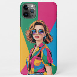Funda Para iPhone 11Pro Max AMITA | Retro Color Pop Style Girl