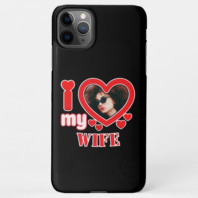 Funda Para iPhone Amo A Mi Esposa Personalizada (Reverso)