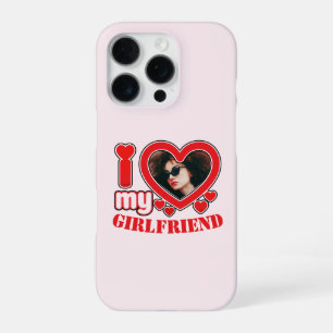 Funda Para iPhone 16 Pro Amo a mi novia Foto personalizada Texto